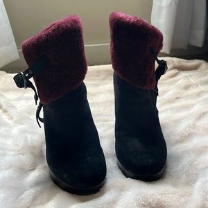 Ugg heeled booties